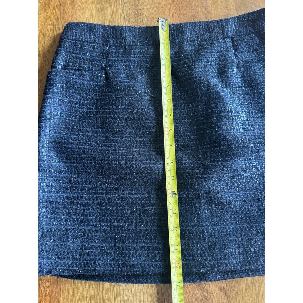 NWT The Limited Black Tweed Mini Skirt Womens Size 6 Lined - Picture 8 of 10